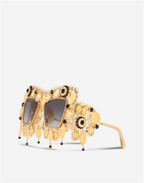 devotion sunglasses dolce gabbana|Devotion sunglasses in Gold for Women.